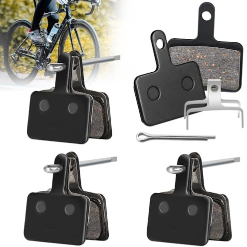 OLRWSLG 4 Paar Fahrrad Bremsbeläge Fahrradscheiben Scheibenbremsbeläge Fahrrad Bike Beläge Brake Pads für NexaveC501，C601，M375，M395，M415，M416，M446
