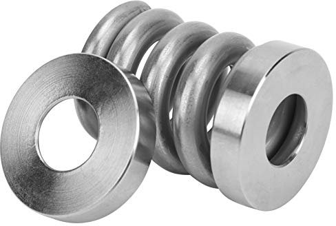 Keenso Stoßdämpferfeder, Titan-Fahrradfeder Stoßdämpfer Fahrrad-Schraubenfeder Stoßdämpfer für Faltrad Fahrrad und Ersatzteile Fahrräder und Zubehör