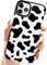 AMART for iPhone 11 Pro Case Cow Print,Cute Animal Cow Pattern Design Silicone Shockproof Protective TUP Bumper Case for iPhone 11 Pro