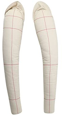 DE-Liang Dress Form's Pattern Sewing Arms for Men, Erwachsene Männlich Weiche Baumwolle Arme für Ganzkörper-Schneiderpuppe, Passend Mannequin's Arms 65cm, Größe 96, Beige 1 Paar