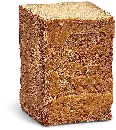 Jumana Alepposeife, Olivenseife, 20% Lorbeeröl - 80% Olivenöl, Dermatest sehr gut, 1 X 200g traditionelle Seife für Haut und Haar