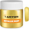 7 Artists Pintura Acrilica Dorada 50 ml Pintura Dorada Manualidades | Pintura Oro Metalizado | Oro Liquido Pintura | Pinturas Acrílicas | Pintura Acrilica Dorada para Metal, Madera