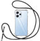 Vauki handyband für Xiaomi Redmi 12 Hülle mit Band Handyhülle Silikon Transparent zum Umhängen Stoßfest mit Kordel Necklace Schnur TPU Bumper Case für Redmi 12 4G 6.79 Zoll
