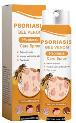 Furzero Bienengift Psoriasis Spray, Furzero Psoriaheal Bienengift Psoriasis Behandlungsspray, Bienengiftspray zur Behandlung von Psoriasis (20ml)