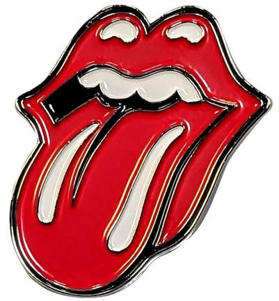 The Rolling Stones Classic Tongue Large Pin Badge One Size