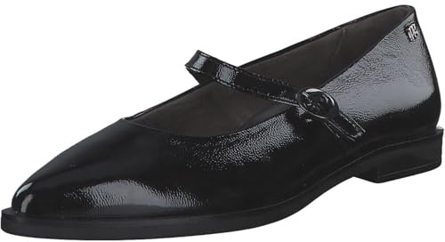 Paul Green Ballerina 1127-006, Lack/Brush, Schwarz, Damen | Ballerinas, Schwarz, Schnalle, Damen, Schuhe