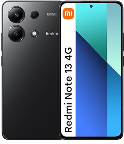 Xiaomi Redmi Note 13 8GB + 512GB Global Edition Smartphone 6.67 Zoll AMOLED Bildschirm 120Hz DREI Kamera Snapdragon 685 108MP 5000mAh Akku 33W Schnellladung Schwarz