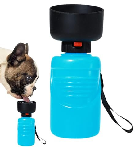 Bottiglie d'acqua per cani da passeggio, Borraccia per cani - Alimentatore d'acqua per animali domestici a prova di perdite,Distributore d'acqua portatile per cuccioli, bottiglia d'acqua per animali d