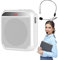Amplificateur de voix personnel | Amplificateur de voix 2200 mAh – Microphone filaire et amplificateur haut-parleur pour enseignants, entraîneurs, guides touristiques et présentation