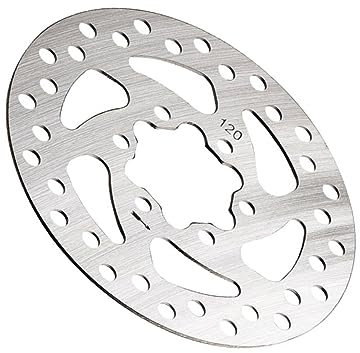 BESPORTBLE Bremsscheibe 120Mm 6-Loch Edelstahl Fahrrad Scheibenbremse Für Elektroroller Und Mountainbike Mit Hohlkörper Design Zur Wärmeableitung Und Gewichtsreduzierung