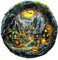 Jigfoxy Holzpuzzle Erwachsene, 3D Halloween Nacht Holz Puzzle Erwachsen,einzigartiges Holztierpuzzle, Familie und Freunde L-34 * 33.6cm-290pcs