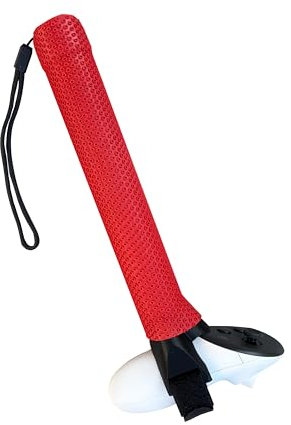 LITE Cricket Bat Grip for iB Cricket. Compatible with Meta Quest 3s/3 and Quest Pro. Suitable for left or right hand, required right controller only. VR Grip Accessory.