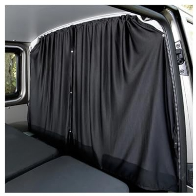Sichtschutz Autofenster Cab Divider Blackout Sonnenschutz Vorhang Passend Für Fiat Ducato VW T5 T6 Ford Wohnmobil Innenausstattung(High roof)
