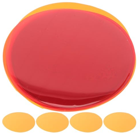 SOIMISS Lot de 20 Filtres Gélatine Autocollants 50 MM pour Éclairage D’Ambiance Film Couleur Projecteur Jaune Crépuscule Filtres de Couleur pour Spots Encastrés et Lampes LED