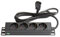 Good Connections® Steckdosenleiste 10 (1HE) - Kaltgeräte-Stecker C14 an 4x Schutzkontakt-Buchse - Kinderschutz - Aluminium-Profil, schwarz