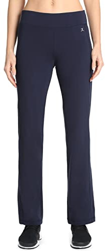 Danskin womens Yoga Pants, Midnight Navy, Large US