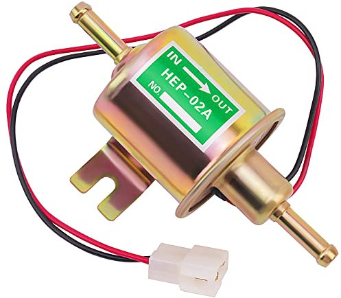 Road Passion 12V Elektrisch Kraftstoffpumpe Benzinpumpe 110LPH Selbstansaugend Universal