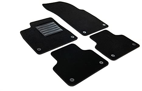 MDM SP-5116 Fußmatten Velours Autoteppich passend für Audi Q7 (4M) 06.2015>, black