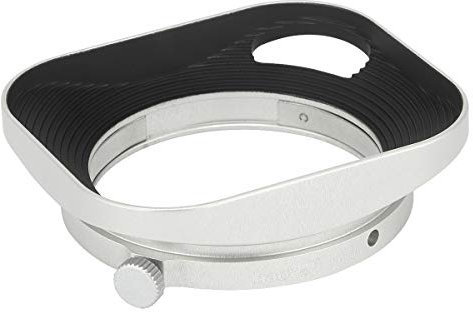 Haoge LH-M36W Quadratische Gegenlichtblende aus Metall mit Aussparung für Leica Summicron 35 mm f2, Summicron M 35 mm f2, Summicron-M 35 mm f2 ASPH und Elmarit-M 28 mm f2.8 ASPH Objektiv, Silber