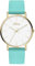 s.Oliver Time Damen Analog Quarz Uhr mit Silikon Armband SO-4184-PQ, Ip Gold