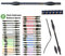 JA Horse Fleck Feldmann Balance Sports Dressurgerte Gerte Reitgerte (120 cm, Marine-Multi)