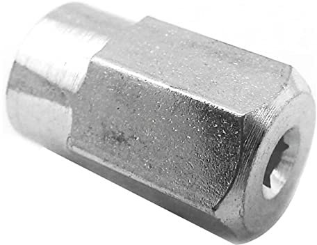TJPoto Lot de 2 écrous de serrage carrés pour arbre flexible, mini scie, pièce de rechange pour Dremel