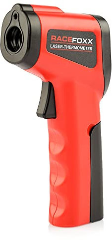 RACEFOXX Laser Infrarot Thermometer Temperaturbereich -50 bis + 380 Grad Celsius