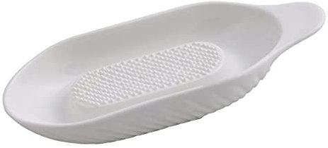 Lurrose Keramik-Reibeplatte, manueller Ingwer-Zerkleinerer Mühle tragbare Knoblauchreibe Küchenwerkzeug für Zuhause