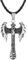 PikaLF Collier hache pour homme Collier avec pendentif hache viking nordique avec chaîne de 19,7 pouces collier hache guerrier vintage collier amulette totem hache rétro, NO, non, non.