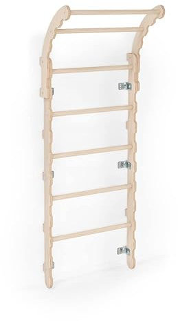 MAMOI® Klettergerüst Indoor, Sprossenwand für kinderzimmer, Turnringe Kinder für Klettern, Kletterwand und spielgeräte, Turngeräte mit Klimmzugstange für drinnen, Sportgeräte ab 3 Jahre