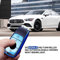 KEYSCOVER Autoschlüsselhülle für Mercedes-Benz Schlüssel - Cover Passend für E, S, A, CLA, GLA, GLE, GLC, GLK und AMG Modelle -Schlankes Design und Einfache Installation (Blau- Leder)