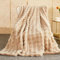 Kuscheldecke Kaninchen Plüsch Decke Super Soft Wohndecke Dick 1000 G/M² Flanell Decke Couchdecke Warme Überwurfdecke Sofadecke Vielseitig Blanket Für Bett Sofa Schlafzimmer Büro Khaki 160 x 200cm