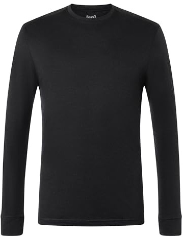 super.natural M TUNDRA175 LS Merino Longsleeve Herren - Herren Langarmshirt aus Merino-Polyester-Mix, Funktionsshirt ideal als Baselayer Unterziehshirt