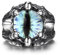 GTHIC Edelstahl Gothic Evil Eye Ring für Männer Frauen Punk Dragon Claw Biker Ringe Schmuck Geschenk Grau Größe 12