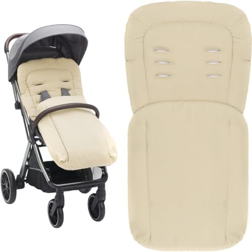 Fillikid Fußsack ST3911 Sommerfußsack für Buggy Kinderwagen Jogger (Beige)