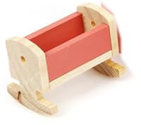 BESTonZON Miniaturmöbel Kinderzimmerzubehör Mini-hauszubehör Zubehör Für Puppenhäuser Suite Hölzern Bambus