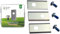 G greengrass tools Replacement blades compatible with Worx Landroid, Ecovacs GOAT, Einhell, LandXCape, Practixx, Scheppach, Kress robotic lawnmower - LongLife 1-hole break-safe DIN tested, 9x steel