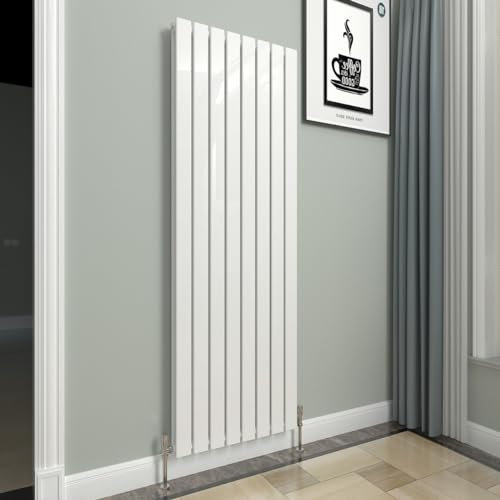 GY Bath Vertical Radiator White Flat Panel Designer 1600x544mm Double Modern Central Heating Rads