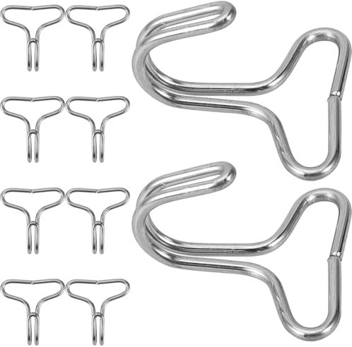 Gatuida Car Seat Cover Hooks: 50Pcs Stainless Steel Car Seat Headrest Hook Hanger Universal Car Handbag Hooks for Purse Coat Headrest