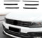 Auto Frontgrill Frontstoßstange Mesh Center Grille Grill Styling Zierleisten Streifen Abdeckung Trim Für VW Für Tiguan MK2 2016 2017 2018 2019 2020 2021 Kühlergrill(Bright Black)