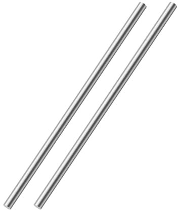 OFFCUP 2pcs Tige Acier Inoxydable, Tiges Rondes Solide 8mm diamètre 200mm longueur, Tiges Acier Inox, Barre Rond Solide pour Divers Arbre Bricolage Artisanat Modèle Voiture Avion Paquet