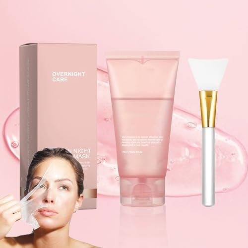 Collagen Night Wrapping Mask, Collagen Mask, tiefe Feuchtigkeitsversorgung, Straffung, Glättung, Glanz, Elastizität und Feuchtigkeitsversorgung (1 Stück)