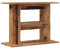 vidaXL aquarium stand fish tank cabinet - old wood finish, engineered wood, 3-tier, 80x35x60cm, home or office