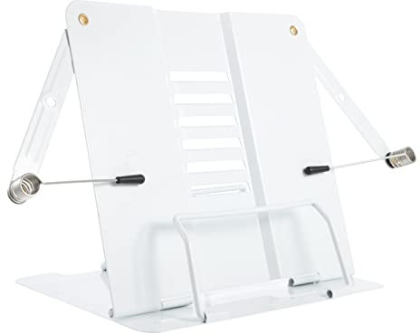 NUOBESTY Buchständer Höhenverstellbarer Buchständer Aus Eisen Lesehalter Notebookständer Lesebuchhalter für Schüler Lehrbuchhalter Buchablage