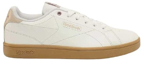 Reebok Women's Court Clean Trainers, Chalk/Mutedlay/Pinkclay, 41 EU, Chalk Mutedclay Pinkclay, 8.5 UK