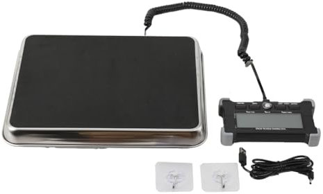 ECUTEE Paketwaage Digitale Kofferwaage Luggage Scale Gepäckwaage Plattformwaage Postwaage Versandwaage bis 200Kg, Waage für Lager Versand Pakete Reisen, Minimale Hebewaage 150g, Teilungswert 50g