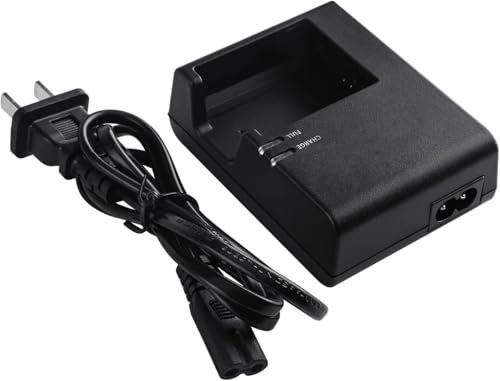 LC-E10 Battery Charger for Canon EOS Rebel T7, T6, T5, T3, T100, 4000D, 3000D, 2000D, 1500D, 1300D, 1200D, 1100D, kiss X50,X70,X80,X90 DSLR Camera Charger for LP-E10 LC-E10 LC-E10C LC-E10E