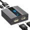 FQuanmap 8K HDMI Splitter 1 in 2 Out 4k 120Hz,HDMI 2.1 Splitter für Zwei Monitore Unterstützt EDID Management HDCP 2.3 HDR 10 für Laptops PCs TV Boxen DVD Player PS5/PS4/PS3