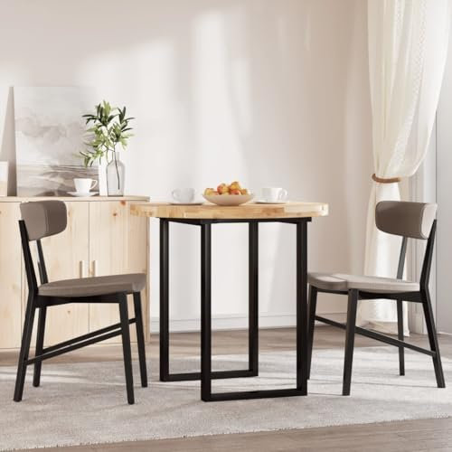 HEFZGDB Tischplatte Rund Ø80x4 cm Massivholz Akazie Schreibtische Schreibtisch Schreibtischplatte Bürotisch für Konferenzraum Küche Studienraum Büro