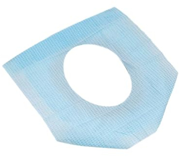 CIYODO 30 Stück Einweg Toilettensitzauflage Hygienische Papierauflagen für Wc sitz Tragbar und Wasserfest für Reisen Camping Unterwegs Praktische Klopapier pads für Familien und
